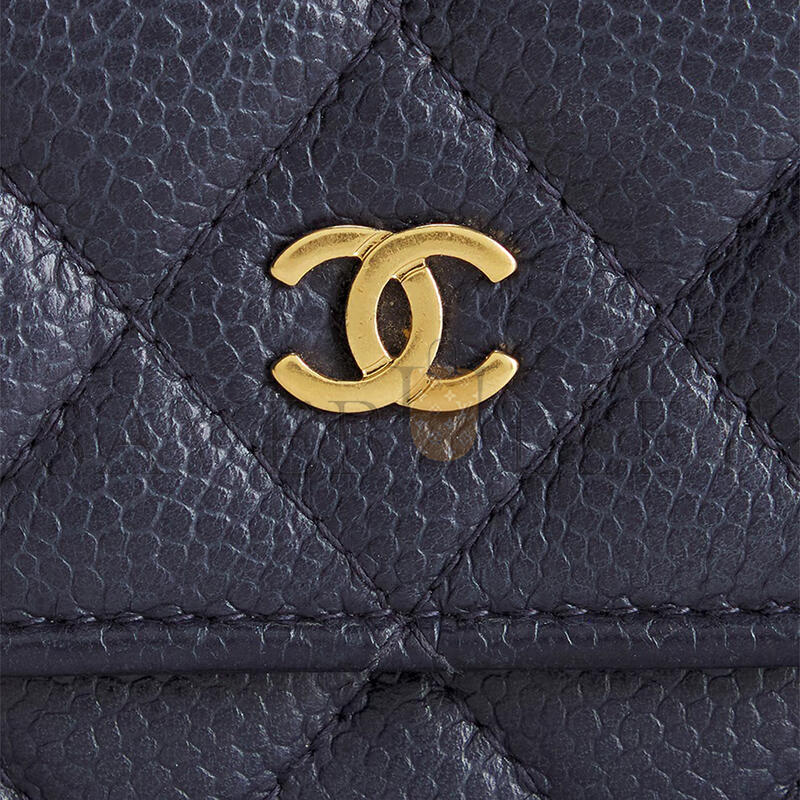 Ch**el caviar wallet on chain (19*13*3.5cm)